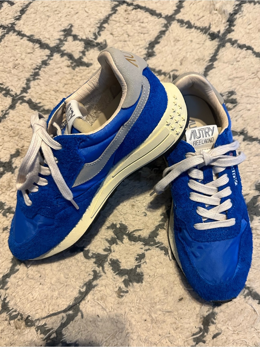 Autry Men's Blue Suede & Nylon Runner | Men’s 7/Women’s 9